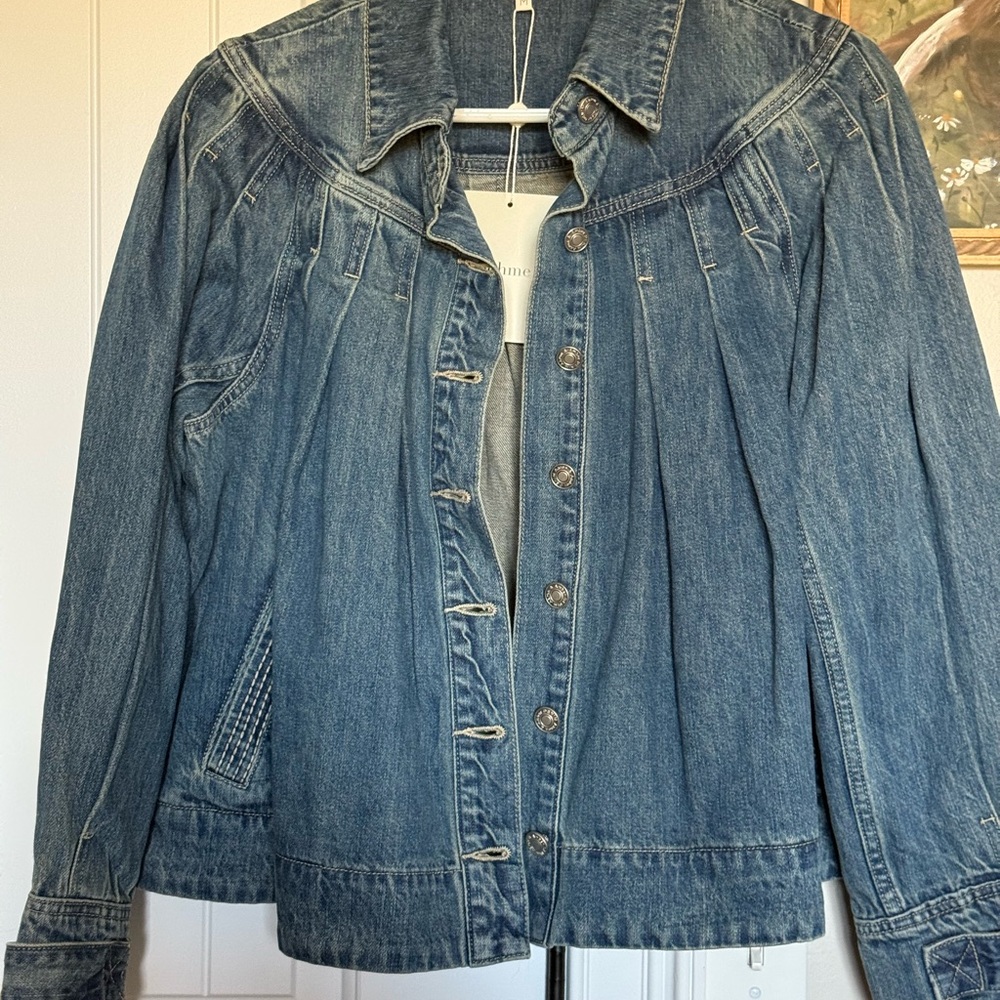 Bohme Denim Blue Women's Swing Jacket NEW